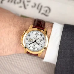 Jaguar Herrenuhr Leder braun Jaguar Le Chronographe Armbanduhr UJ976/1