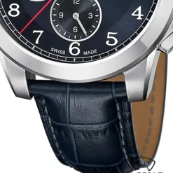 Jaguar Herrenuhr Leder dunkelblau Jaguar Le Chronographe Armbanduhr UJ975/3