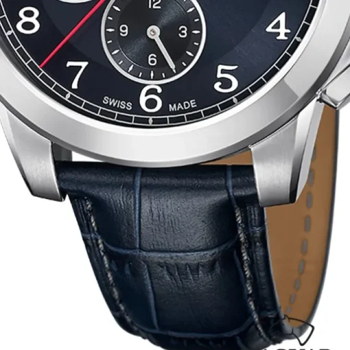 Jaguar Herrenuhr Leder dunkelblau Jaguar Le Chronographe Armbanduhr UJ975/3