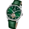 Jaguar Herrenuhr Leder grün Jaguar Balancier Armbanduhr UJ966/4
