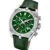 Jaguar Herrenuhr Leder grün Jaguar Executive Armbanduhr UJ857/C