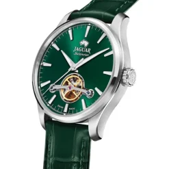 Jaguar Herrenuhr Leder grün Jaguar Balancier Armbanduhr UJ966/4