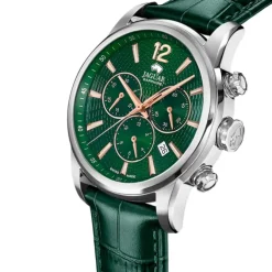 Jaguar Herrenuhr Leder grün Jaguar Acamar Armbanduhr UJ968/3