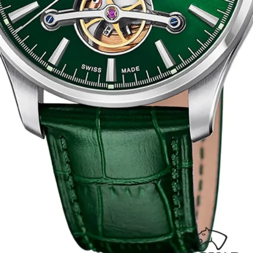 Jaguar Herrenuhr Leder grün Jaguar Balancier Armbanduhr UJ966/4