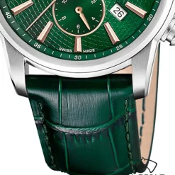 Jaguar Herrenuhr Leder grün Jaguar Acamar Armbanduhr UJ968/3
