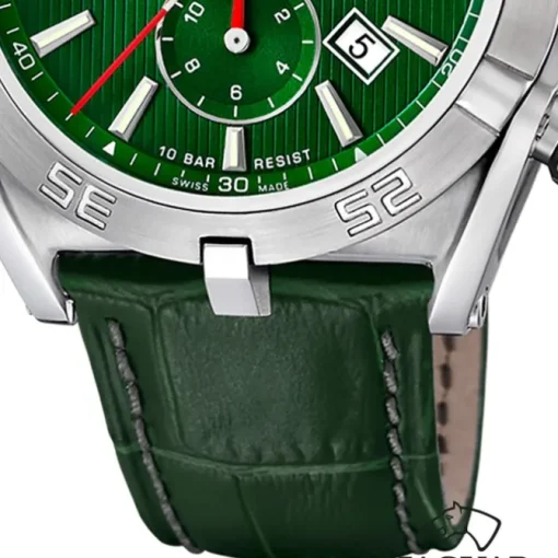 Jaguar Herrenuhr Leder grün Jaguar Executive Armbanduhr UJ857/C