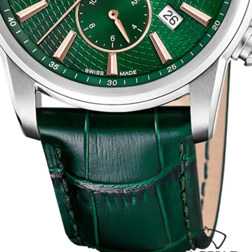 Jaguar Herrenuhr Leder grün Jaguar Acamar Armbanduhr UJ968/3