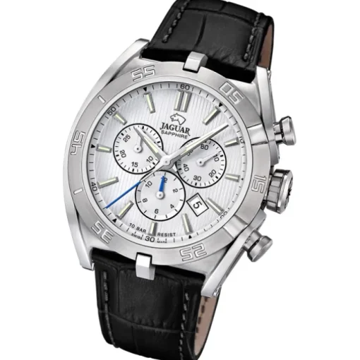 Jaguar Herrenuhr Leder schwarz Jaguar Executive Armbanduhr UJ857/A