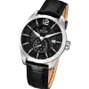 Jaguar Herrenuhr Leder schwarz Jaguar Acamar Armbanduhr UJ663/4