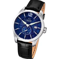 Jaguar Herrenuhr Leder schwarz Jaguar Acamar Armbanduhr UJ663/2