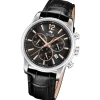 Jaguar Herrenuhr Leder schwarz Jaguar Acamar Armbanduhr UJ968/6