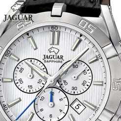 Jaguar Herrenuhr Leder schwarz Jaguar Executive Armbanduhr UJ857/A