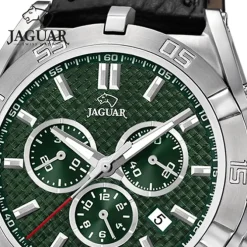Jaguar Herrenuhr Leder schwarz Jaguar Executive Armbanduhr UJ857/7