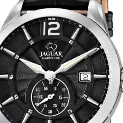 Jaguar Herrenuhr Leder schwarz Jaguar Acamar Armbanduhr UJ663/4