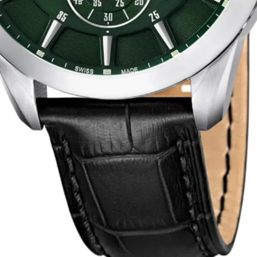 Jaguar Herrenuhr Leder schwarz Jaguar Acamar Armbanduhr UJ663/3