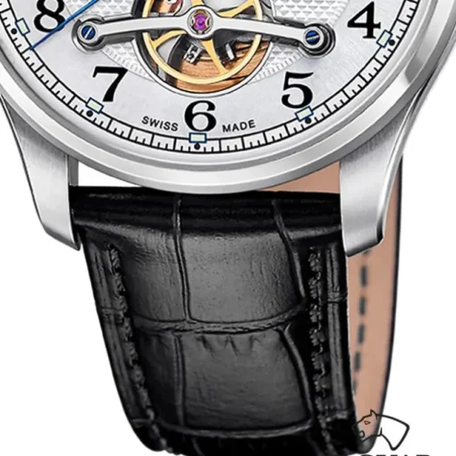 Jaguar Herrenuhr Leder schwarz Jaguar Balancier Armbanduhr UJ966/1