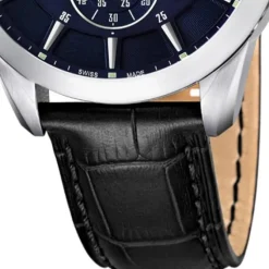 Jaguar Herrenuhr Leder schwarz Jaguar Acamar Armbanduhr UJ663/2