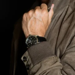 Jaguar Herrenuhr Leder schwarz Jaguar Acamar Armbanduhr UJ663/4