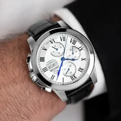 Jaguar Herrenuhr Leder schwarz Jaguar Le Chronographe Armbanduhr UJ975/2