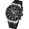 Jaguar Herrenuhr Silikon schwarz Jaguar Diplomatic Armbanduhr UJ1020/2