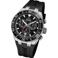 Jaguar Herrenuhr Silikon schwarz Jaguar Ceramic Armbanduhr UJ1021/5