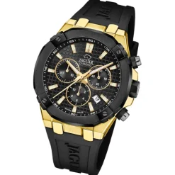 Jaguar Herrenuhr Silikon schwarz Jaguar Diplomatic Armbanduhr UJ1014/1
