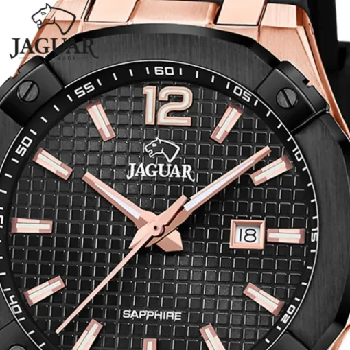 Jaguar Herrenuhr Silikon schwarz Jaguar Diplomatic Armbanduhr UJ1013/1