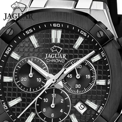 Jaguar Herrenuhr Silikon schwarz Jaguar Diplomatic Armbanduhr UJ1020/2