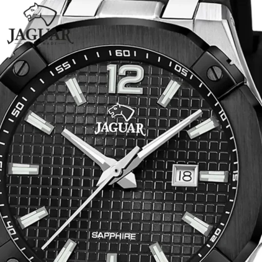 Jaguar Herrenuhr Silikon schwarz Jaguar Diplomatic Armbanduhr UJ1019/2