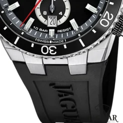 Jaguar Herrenuhr Silikon schwarz Jaguar Ceramic Armbanduhr UJ1021/3