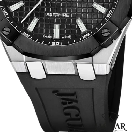 Jaguar Herrenuhr Silikon schwarz Jaguar Diplomatic Armbanduhr UJ1019/2