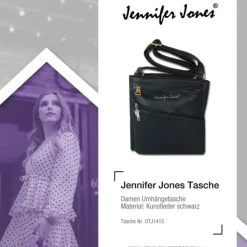 Jennifer Jones Abendtasche schwarz Damen OTJ141S