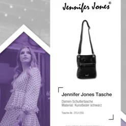 Jennifer Jones Kunstleder schwarz OTJ125S