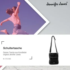 Jennifer Jones Kunstleder schwarz OTJ125S