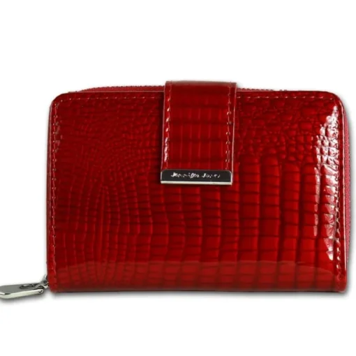 Jennifer Jones Portemonnaie RFID Schutz Croco Echt-Leder rot OPJ711R