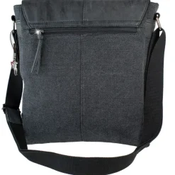 Jennifer Jones Tasche Canvas/Kunstleder schwarz unisex Handtasche OTJ2380S