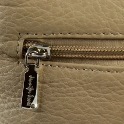 Jennifer Jones Tasche Leder beige kleine Echtleder Damenhandtasche OTJ1460C