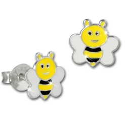 Kinder Ohrring Biene Ohrstecker 925 Sterling Silber Kinderschmuck TW SDO8156Y