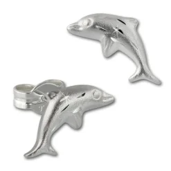 Kinder Ohrring Delfin 925er Sterling Silber Kinderschmuck TW SDO594J
