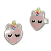 Kinder Ohrring Einhorn-Kopf Ohrstecker 925 Silber Kinderschmuck TW SDO8167A