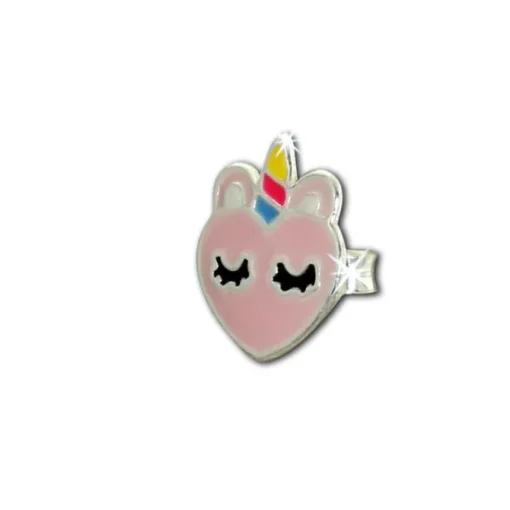 Kinder Ohrring Einhorn-Kopf Ohrstecker 925 Silber Kinderschmuck TW SDO8167A