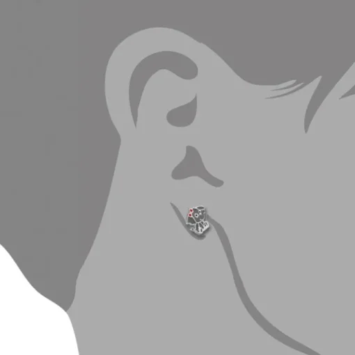 Kinder Ohrring Elefant Ohrstecker 925 Sterling Silber Kinderschmuck TW SDO8161K