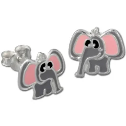 Kinder Ohrring Elefant Silber Ohrstecker Kinderschmuck TW SDO8107K