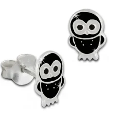 Kinder Ohrring Käuzchen Silber Ohrstecker Kinderschmuck TW SDO8100S