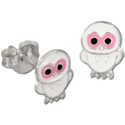 Kinder Ohrring Käuzchen Silber Ohrstecker Kinderschmuck TW SDO8100W