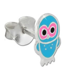 Kinder Ohrring Käuzchen Silber Ohrstecker Kinderschmuck TW SDO8100T