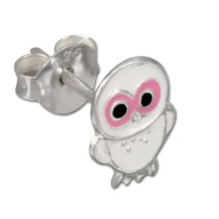 Kinder Ohrring Käuzchen Silber Ohrstecker Kinderschmuck TW SDO8100W