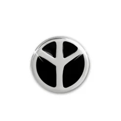 Kinder Ohrring Peace 925er Silber Kinderschmuck TW SDO8118S