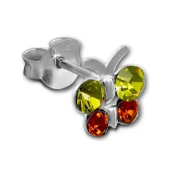 Kinder Ohrring Schmetterling gelb Ohrstecker 925 Kinderschmuck TW SDO8014Y