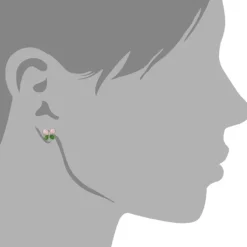 Kinder Ohrring Schmetterling Silber Ohrstecker Kinderschmuck TW SDO215A